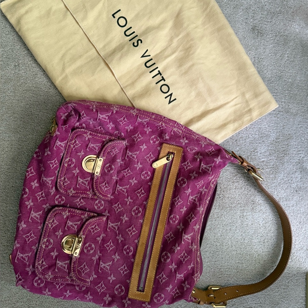 Louis Vuitton Fuchsia Monogram Shoulder Bag